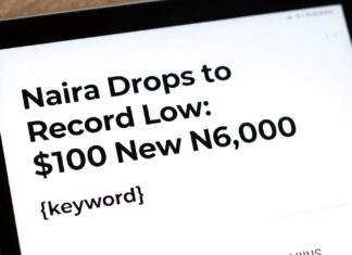Naira Drops to Record Low: $100 Now N6,000