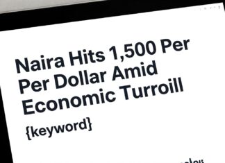 Naira Hits 1,500 Per Dollar Amid Economic Turmoil