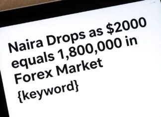 Naira Drops as $2000 Equals 1,800,000 in Forex Market