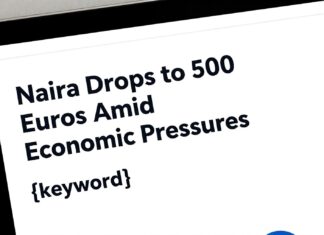 Naira Drops to 500 Euros Amid Economic Pressures
