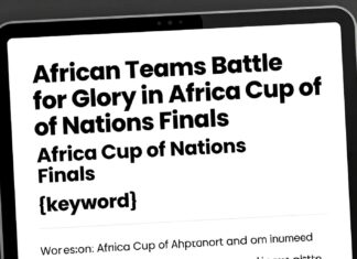 African Teams Battle for Glory in Africa Cup of Nations Finals