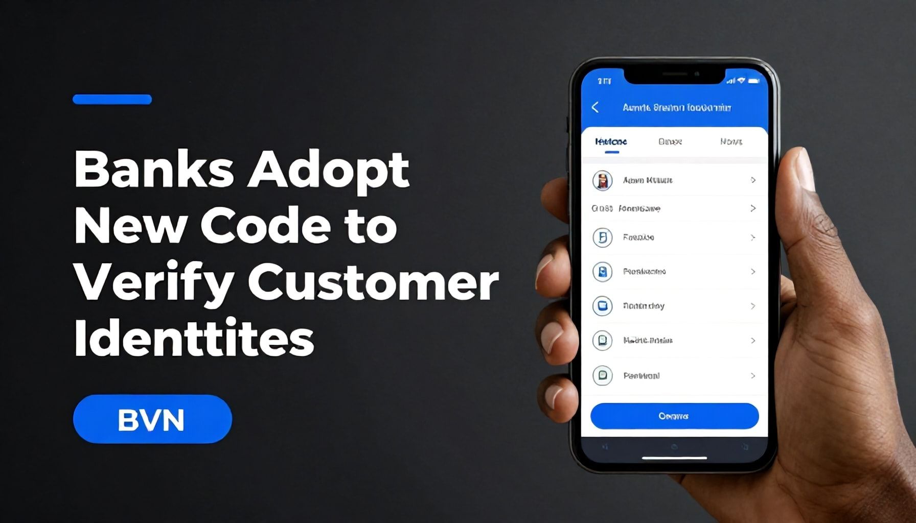 New Code Verifies BVN for Instant Bank Account Validation 3 Banks Adopt New Code to Verify Customer Identities via BVN