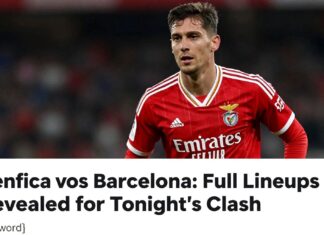 Benfica vs Barcelona: Full Lineups Revealed for Tonight’s Clash