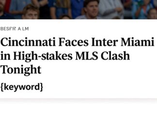 Cincinnati Faces Inter Miami in High-Stakes MLS Clash Tonight