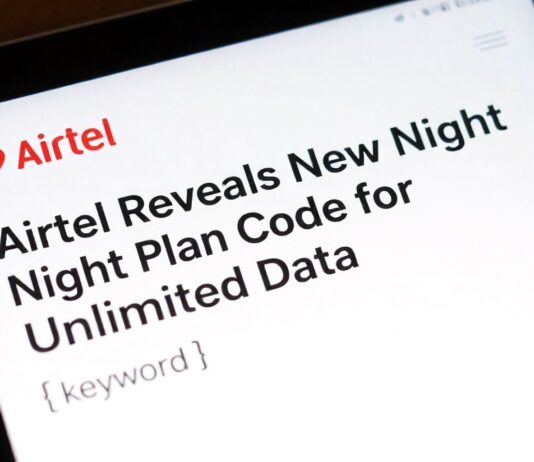 Airtel Reveals New Night Plan Code for Unlimited Data Lagos News