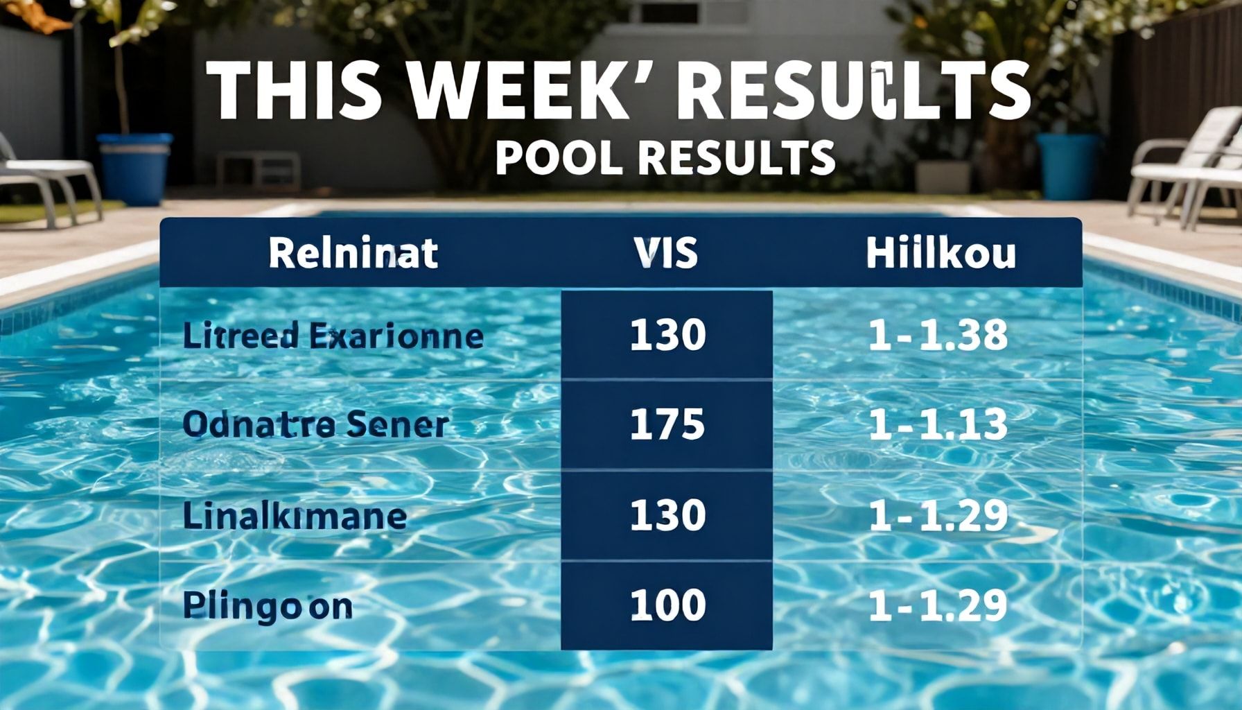 Detailed Breakdown of This Week’s Pool Results