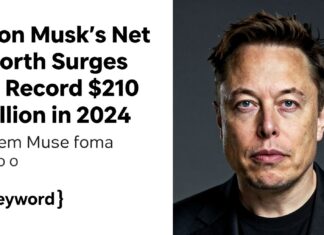 Elon Musk’s Net Worth Surges to Record $210 Billion in 2024