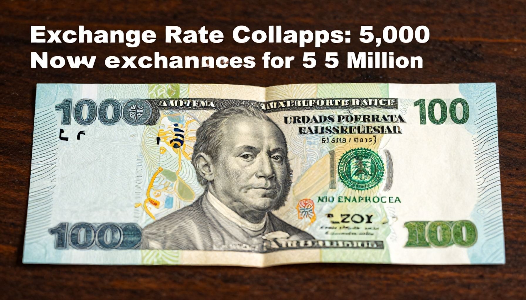 Naira Drops to 1,000 per $1 as Exchange Rate Hits Record Low 2 Exchange Rate Collapse: 5,000 Dollars Now Exchanges for 5 Million Naira