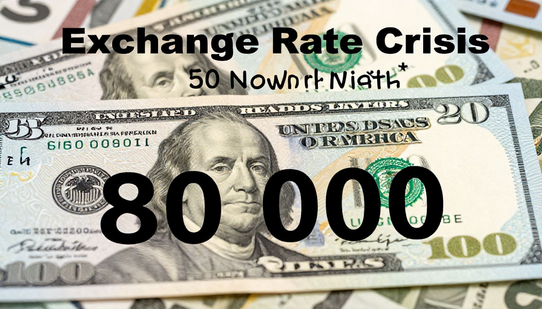 Exchange Rate Crisis: 50 Dollars Now Worth 80,000 Naira"*