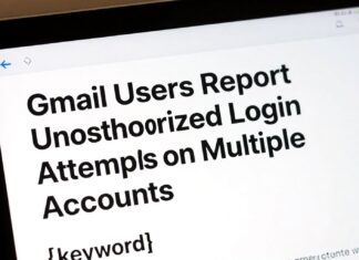 Gmail Users Report Unauthorized Login Attempts on Multiple Accounts