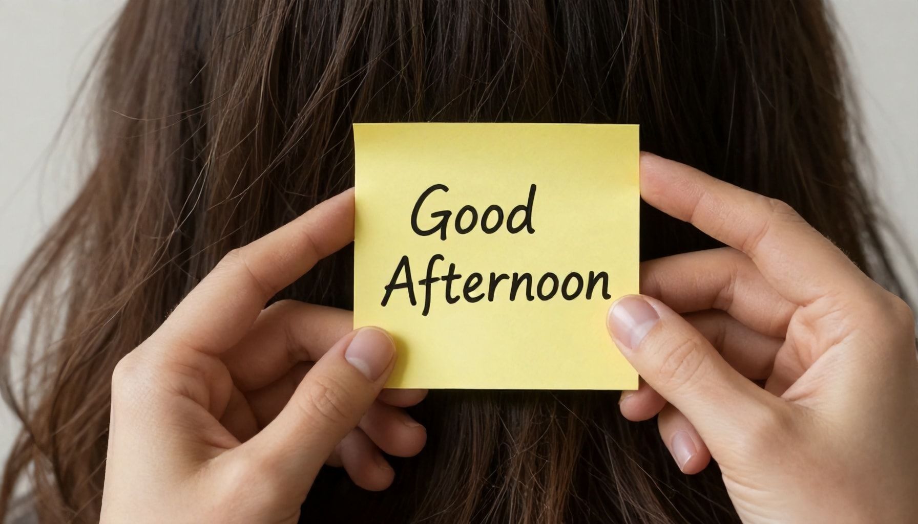 Good Afternoon Note Touches Woman’s Heart