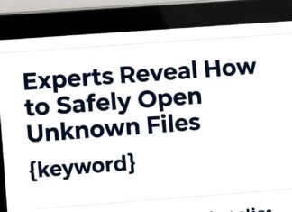 Experts Reveal How to Safely Open Unknown Files
