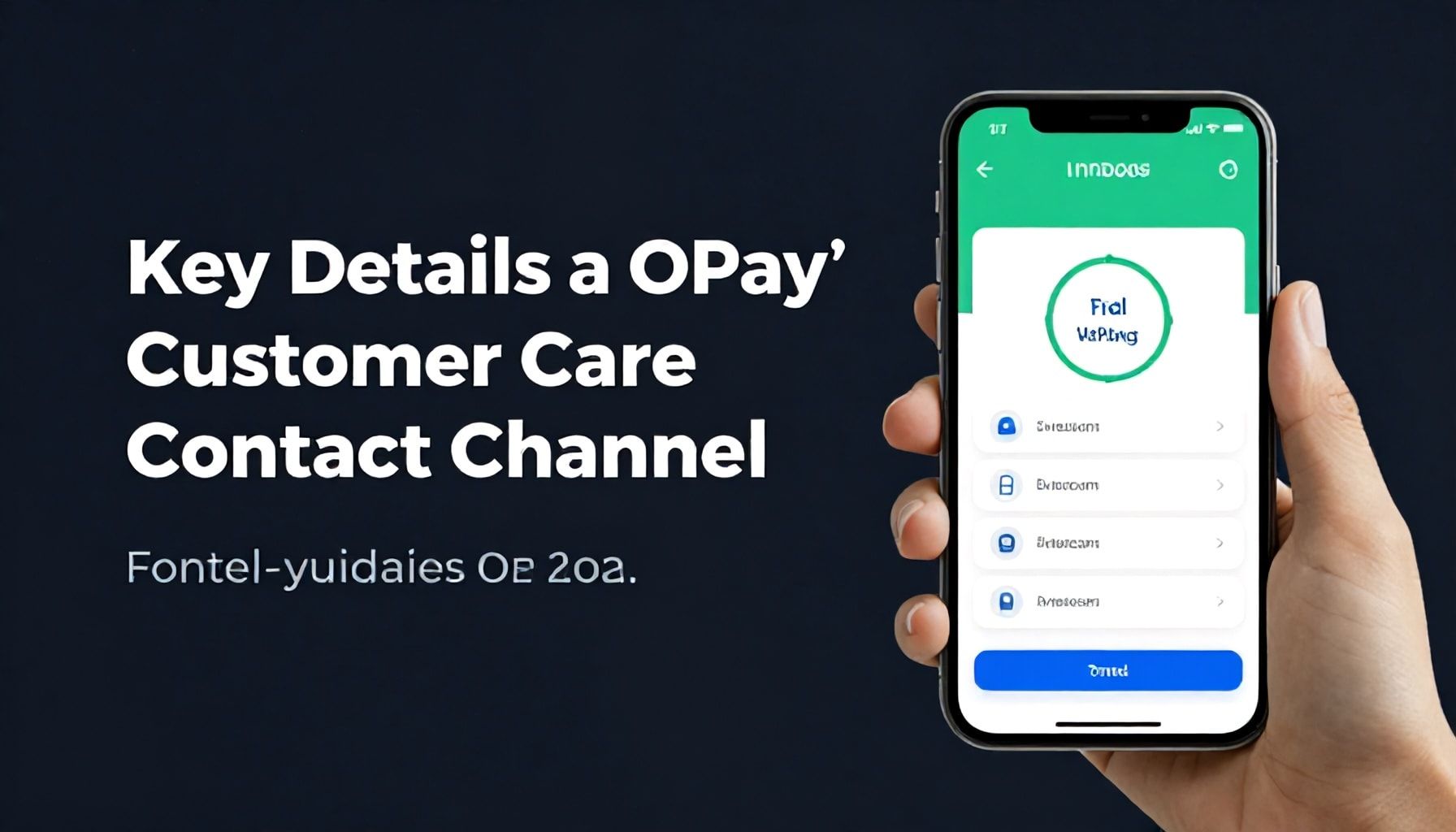OPay Reveals Official Customer Care Number for Support 2 Key Details on OPay’s New Customer Care Contact Channel