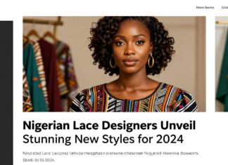 Nigerian Lace Designers Unveil Stunning New Styles for 2024