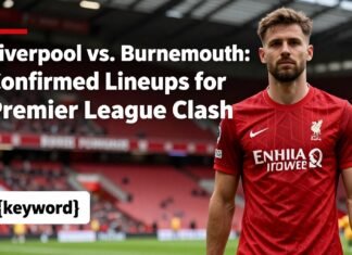 Liverpool vs. Bournemouth: Confirmed Lineups for Premier League Clash
