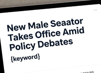 New Male Senator Takes Office Amid Policy Debates