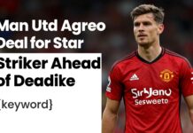 Man Utd Agree Deal for Star Striker Ahead of Deadline Lagos News