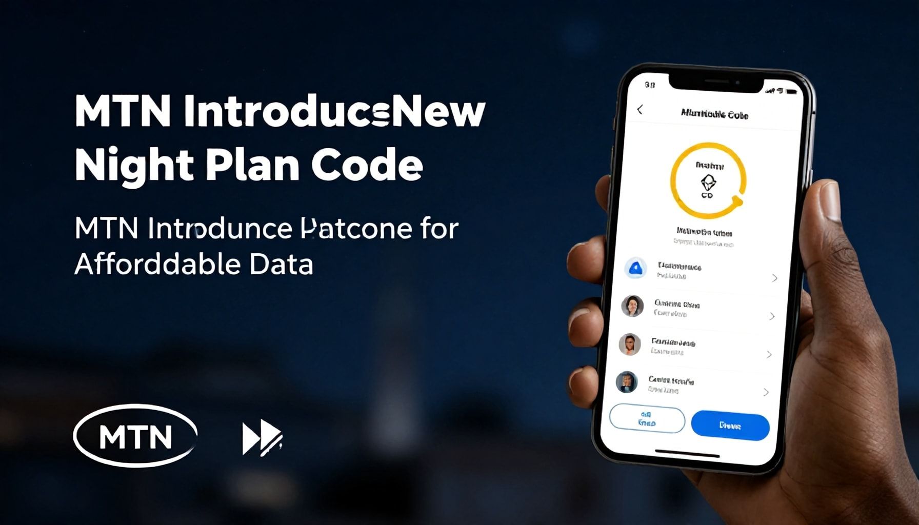 MTN Introduces New Night Plan Code for Affordable Data