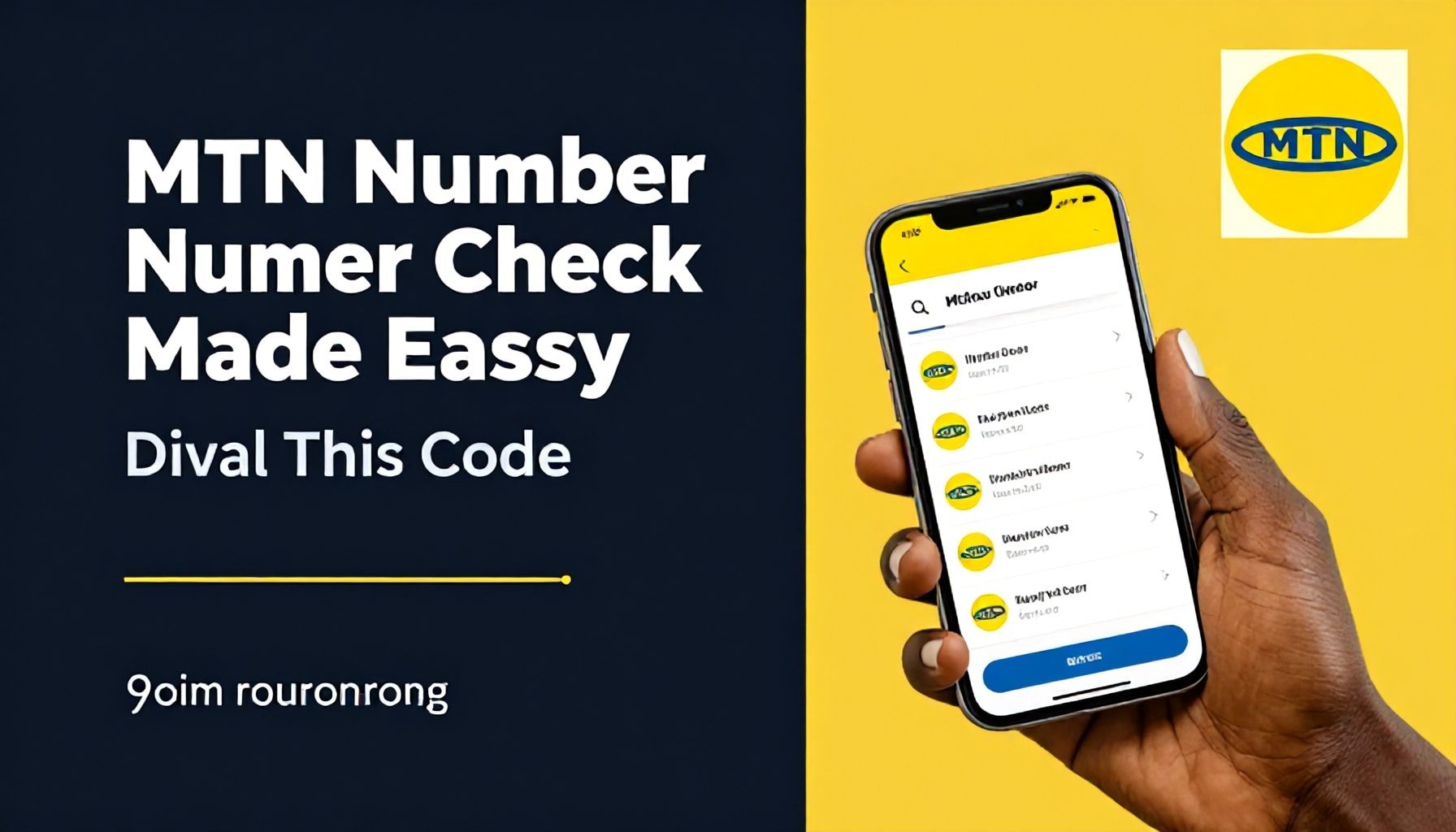 Quickly Check Your MTN Number in Seconds 5 MTN Number Check Made Easy: Dial This Code for Your Number