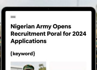 Nigerian Army Opens Recruitment Portal for 2024 Applications