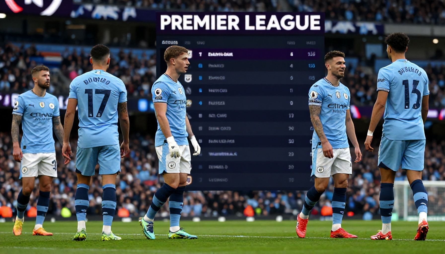 Premier League Table Shifts as Man City Strengthens Title Defense