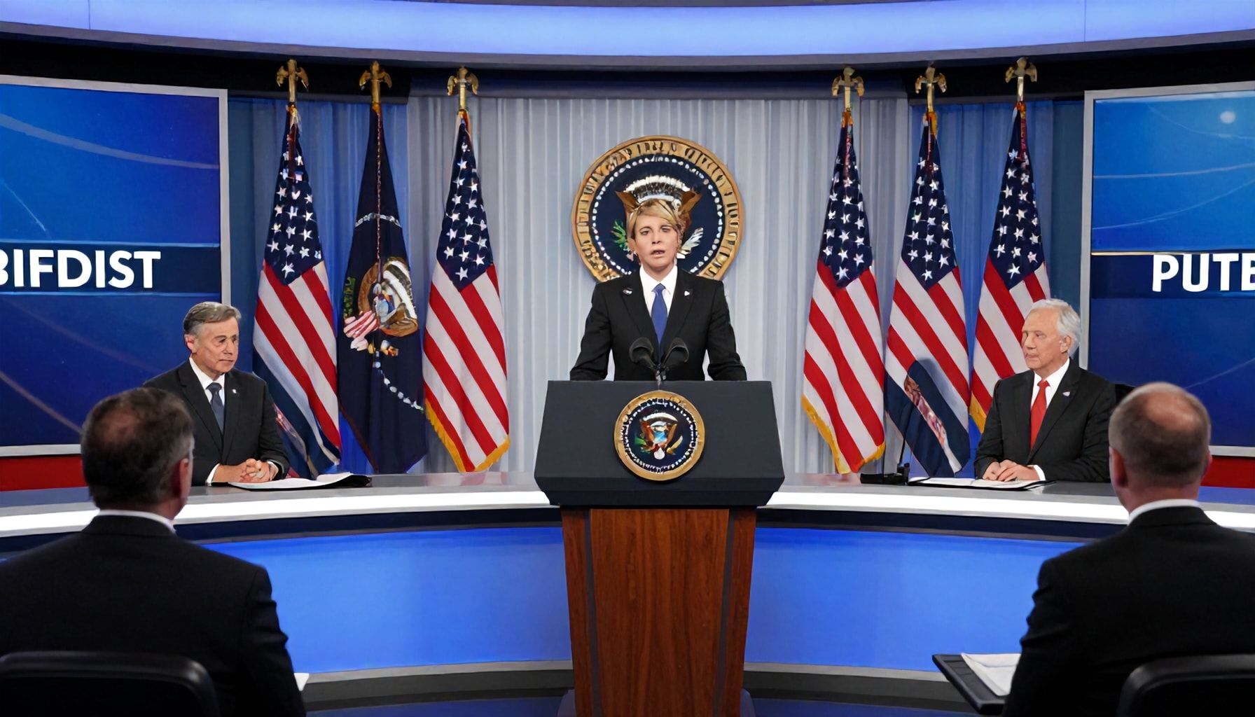 President Addresses Nation in Morning Broadcast