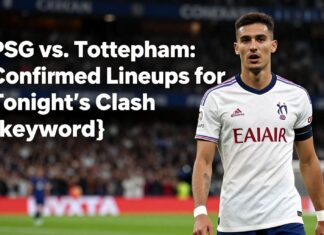 PSG vs. Tottenham: Confirmed Lineups for Tonight’s Clash