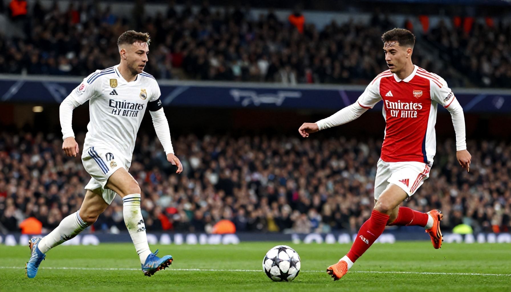Real Madrid and Arsenal Clash in Crucial Champions League Showdown