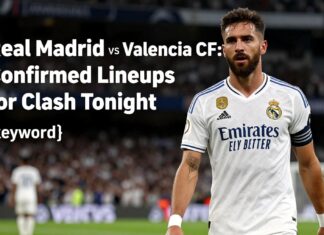 Real Madrid vs Valencia CF: Confirmed Lineups for Clash Tonight