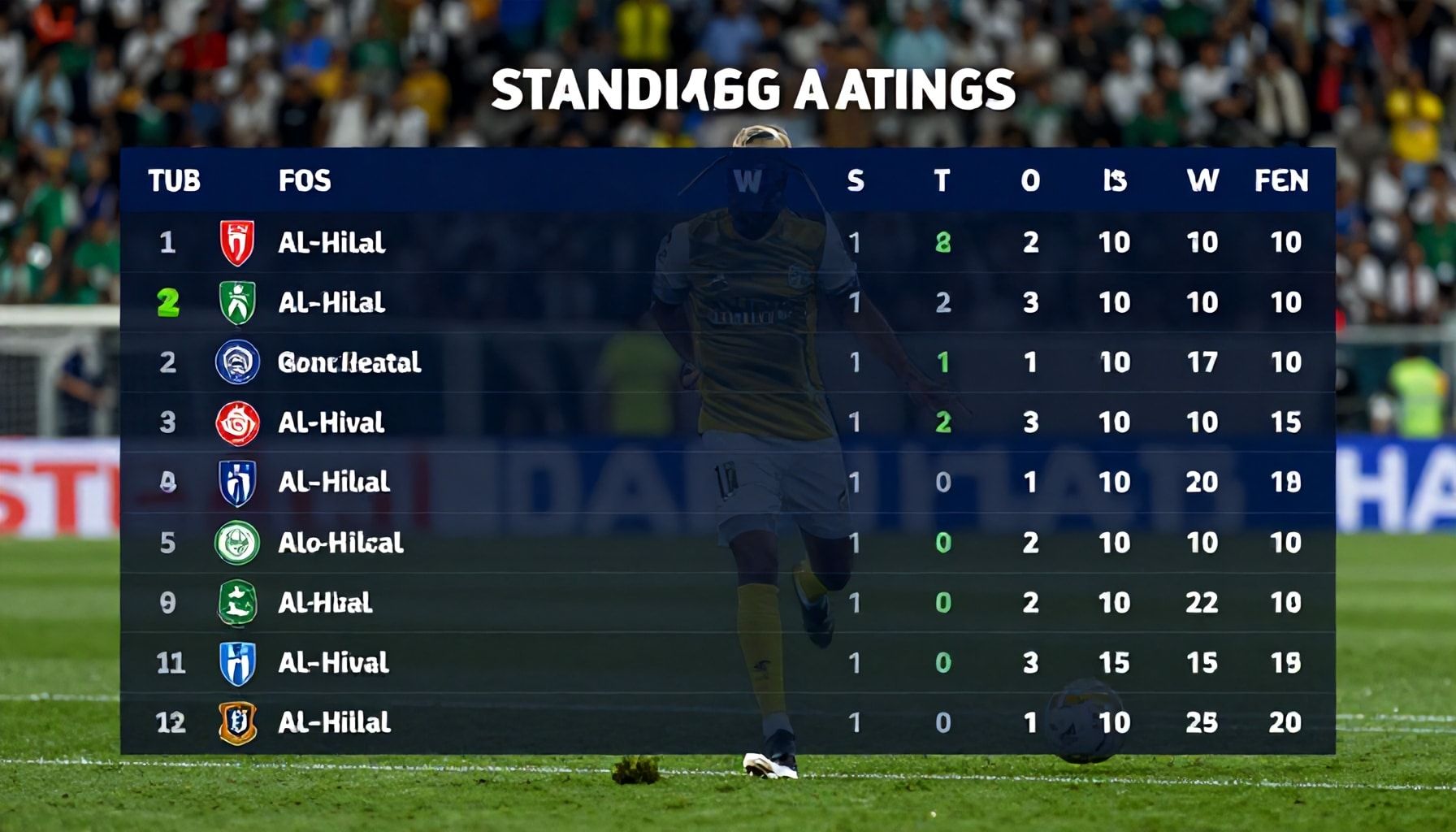 Saudi Pro League Standings Update: Al-Hilal Leads the Table