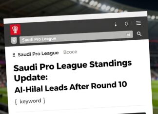 Saudi Pro League Standings Update: Al-Hilal Leads After Round 10