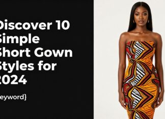 Discover 10 Simple Ankara Short Gown Styles for 2024