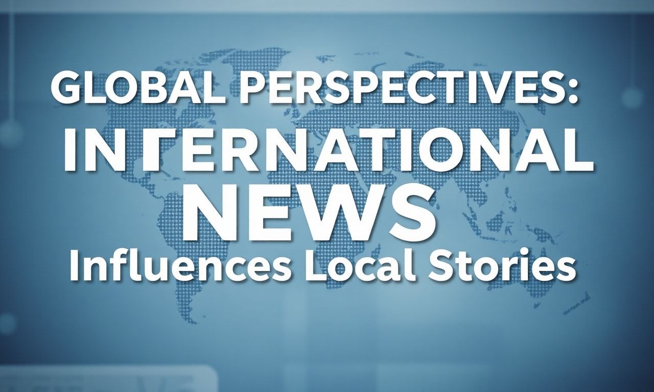 Global Perspectives: How International News Shapes Local Narratives Global Perspectives: How International News Influences Local Stories
