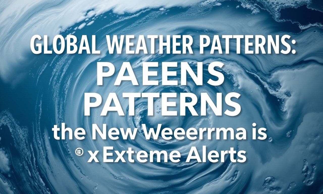 Global Weather Patterns: Understanding the New Normals and Extreme Alerts Global Weather Patterns: Understanding the New Normals and Extreme Alerts