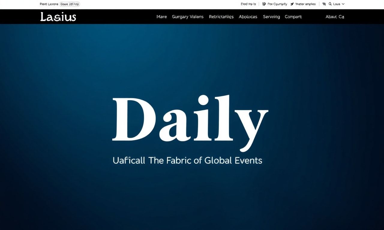 Lagos Daily: Unraveling the Tapestry of Global Events Lagos Daily: Unfolding the Fabric of Global Events