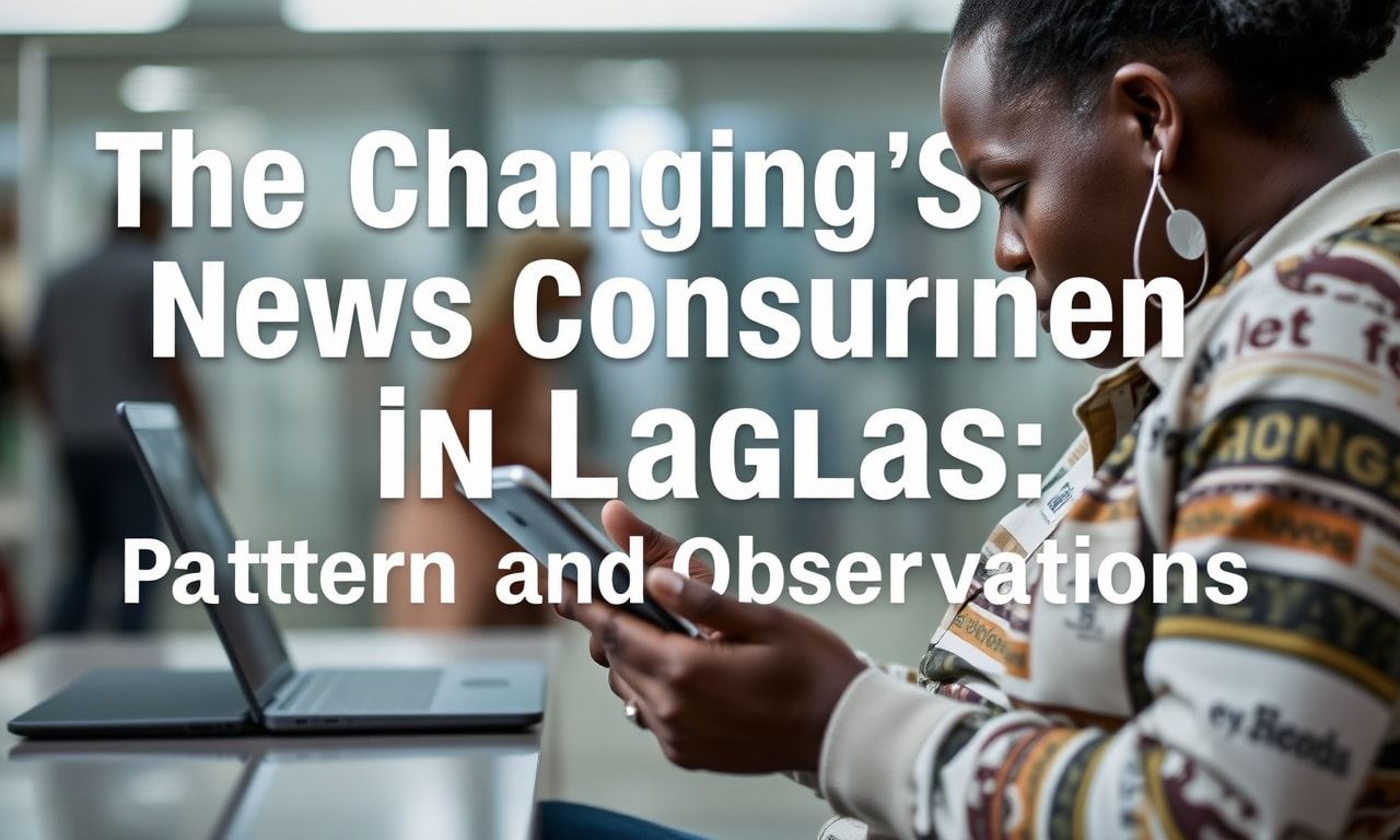 The Evolving Landscape of News Consumption in Lagos: Trends and Insights The Changing Scene of News Consumption in Lagos: Patterns and Observations