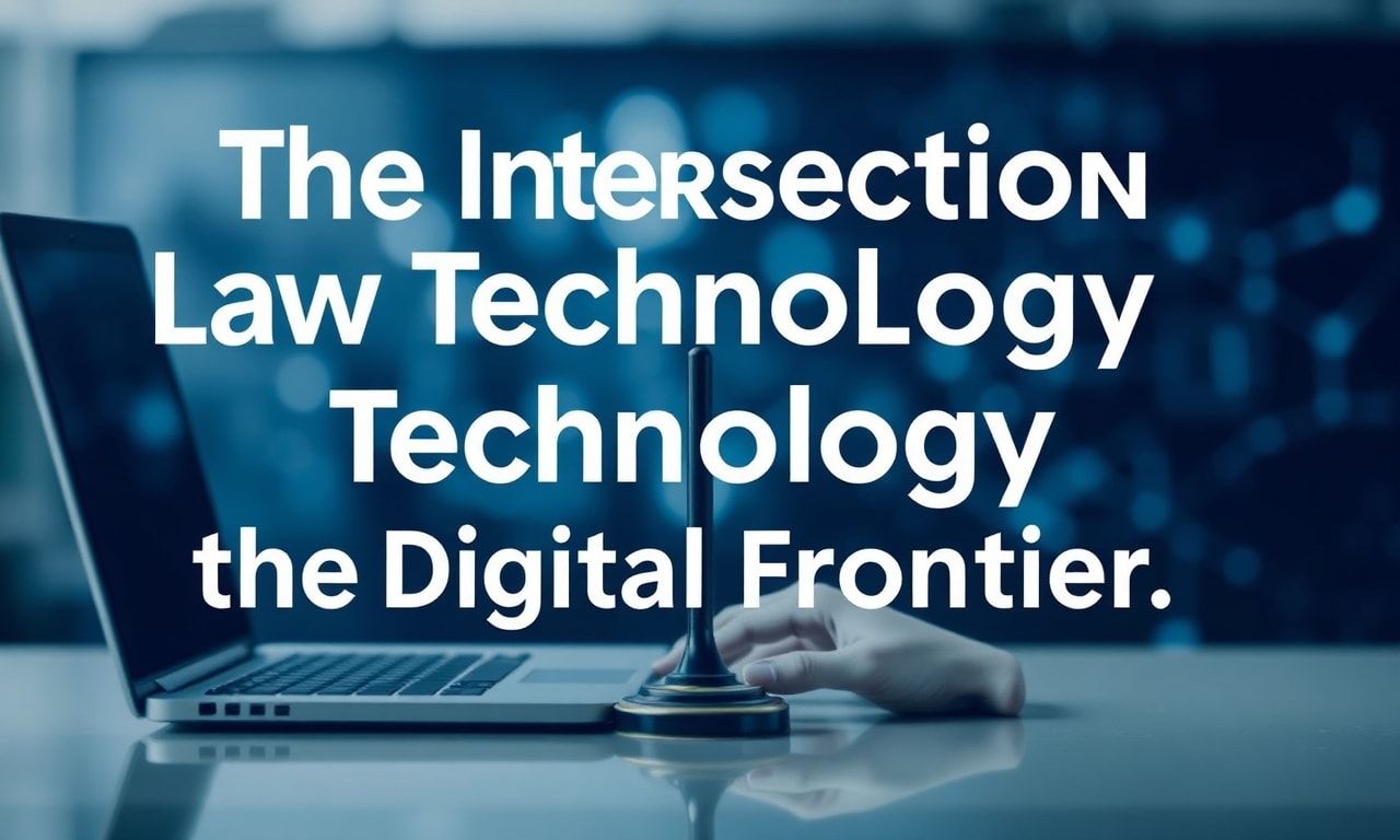 The Intersection of Law and Technology: Navigating the Digital Frontier The Intersection of Law and Technology: Navigating the Digital Frontier