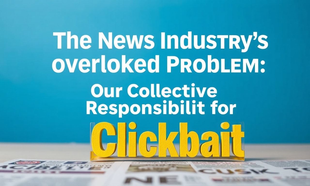 The News Industry’s Elephant in the Room: Why We’re All Guilty of Clickbait The News Industry's Overlooked Problem: Our Collective Responsibility for Clickbait