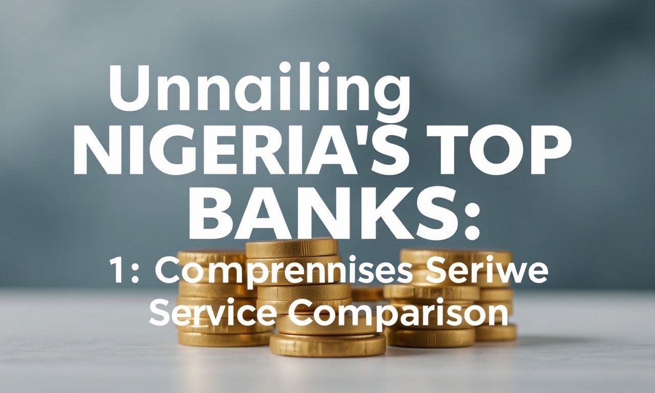 Unveiling Nigeria’s Top Banks: A Comprehensive Service Showdown Unveiling Nigeria's Top Banks: A Comprehensive Service Comparison